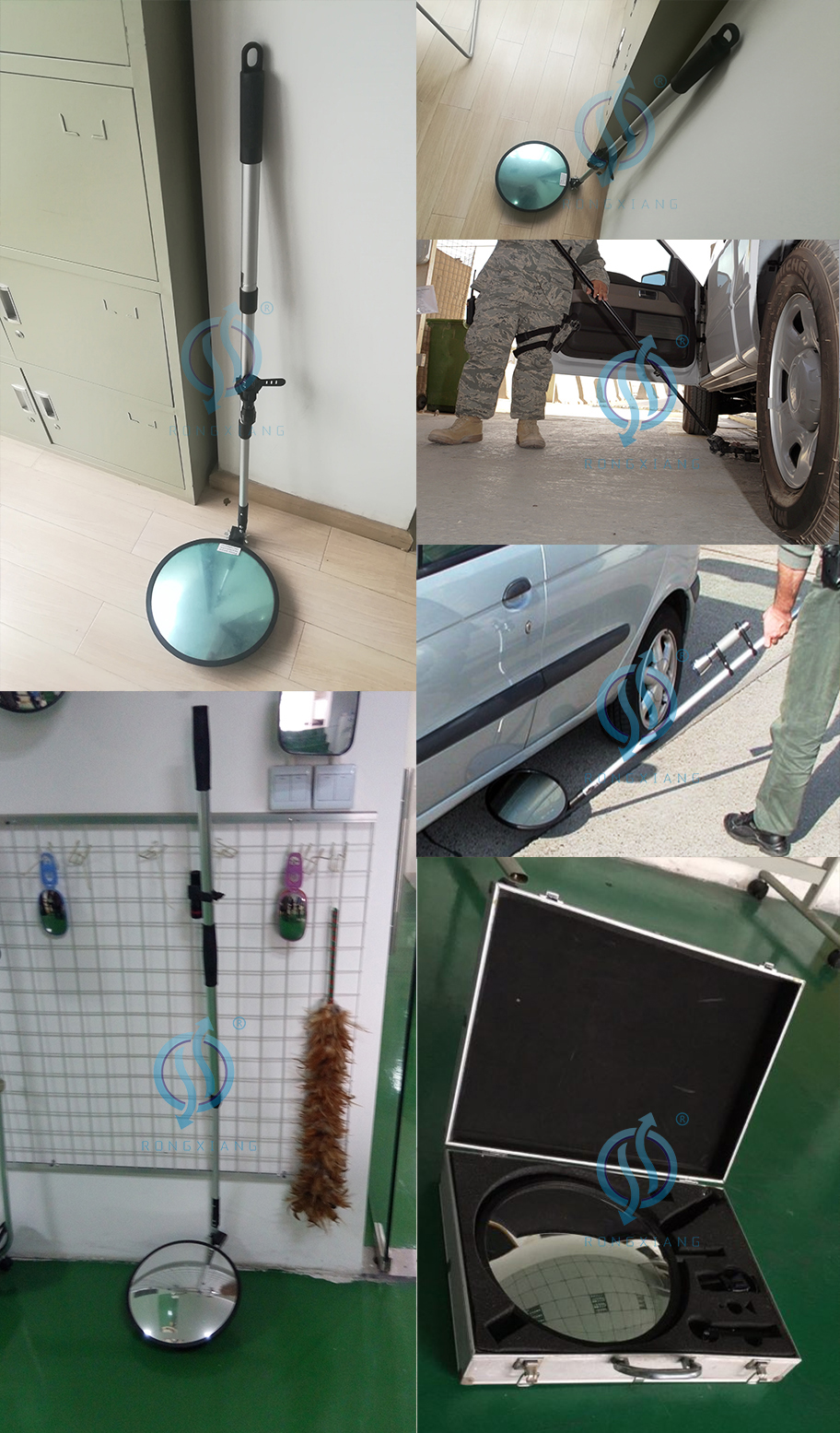 تحت مرآة فحص السيارة