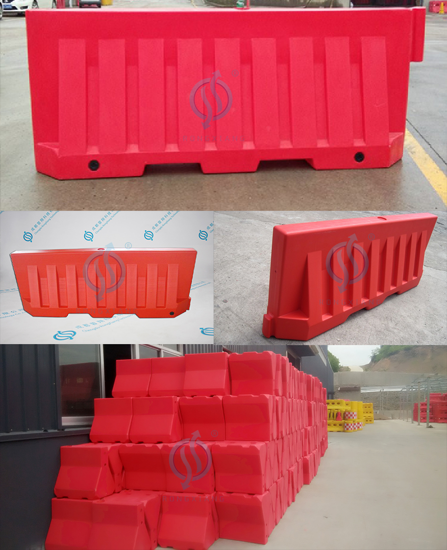 حاجز مملوء بالماء بطول 2 متر