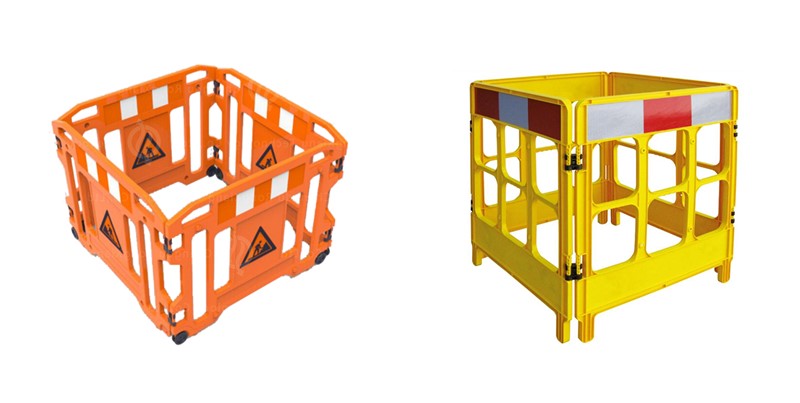 حاجز مانول قابل للطي من البلاستيك